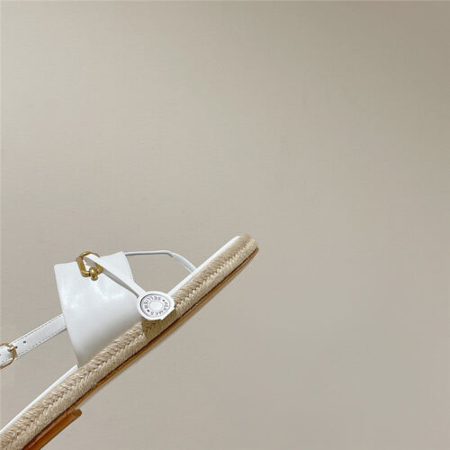 High Quality Luxury Hermes Knitted Flat Sandals product detail