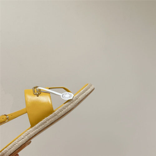 High Quality Luxury Hermes Knitted Flat Sandals – Style 16707 product detail