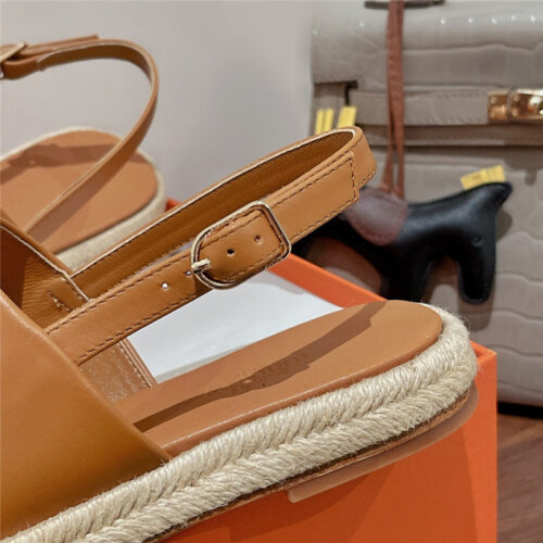 High Quality Luxury Hermes Knitted Flat Sandals – Style 82243 product detail