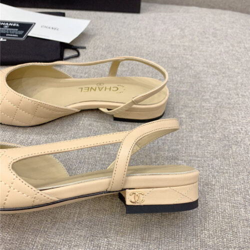 High Quality Luxury Chanel Sling Back Flats product detail