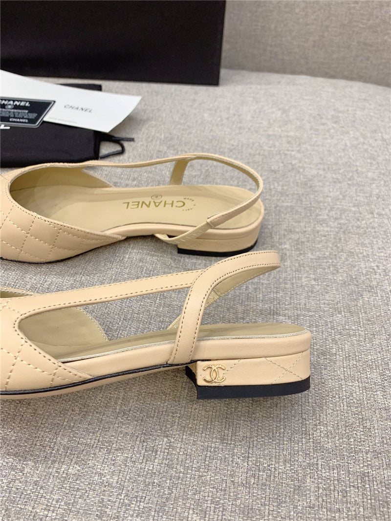 High Quality Luxury Chanel Sling Back Flats product detail