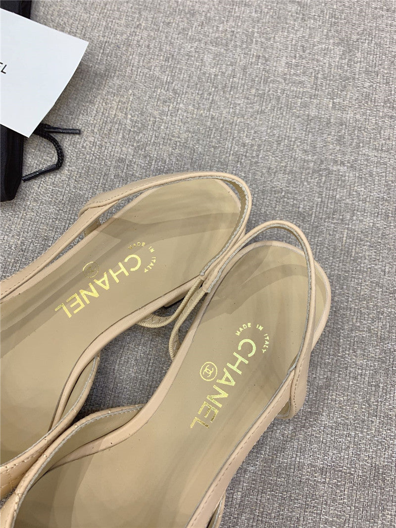 High Quality Luxury Chanel Sling Back Flats product detail