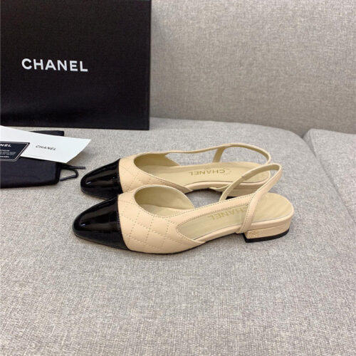 High Quality Luxury Chanel Sling Back Flats alternate view