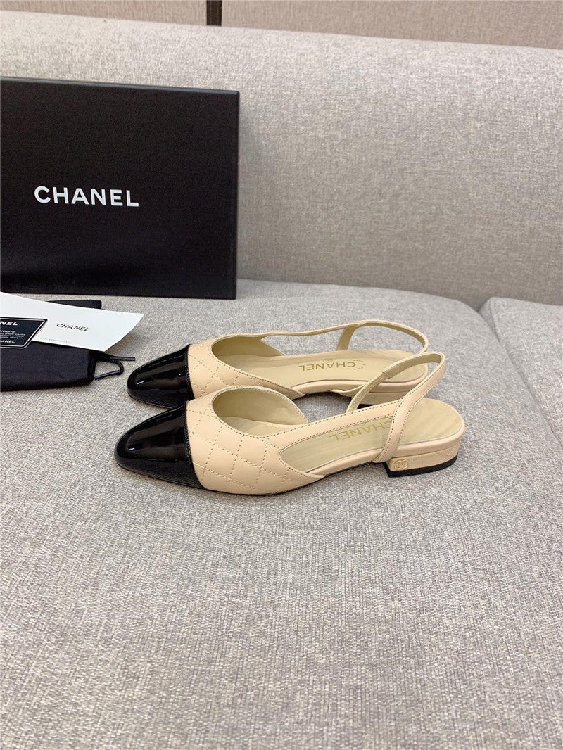 High Quality Luxury Chanel Sling Back Flats product detail