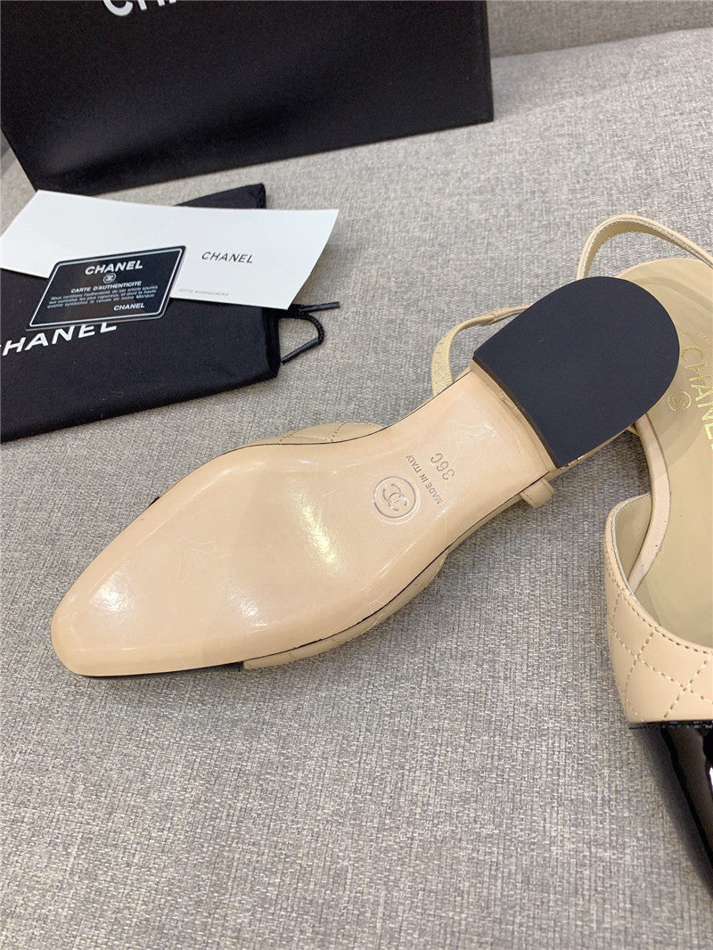 High Quality Luxury Chanel Sling Back Flats product detail