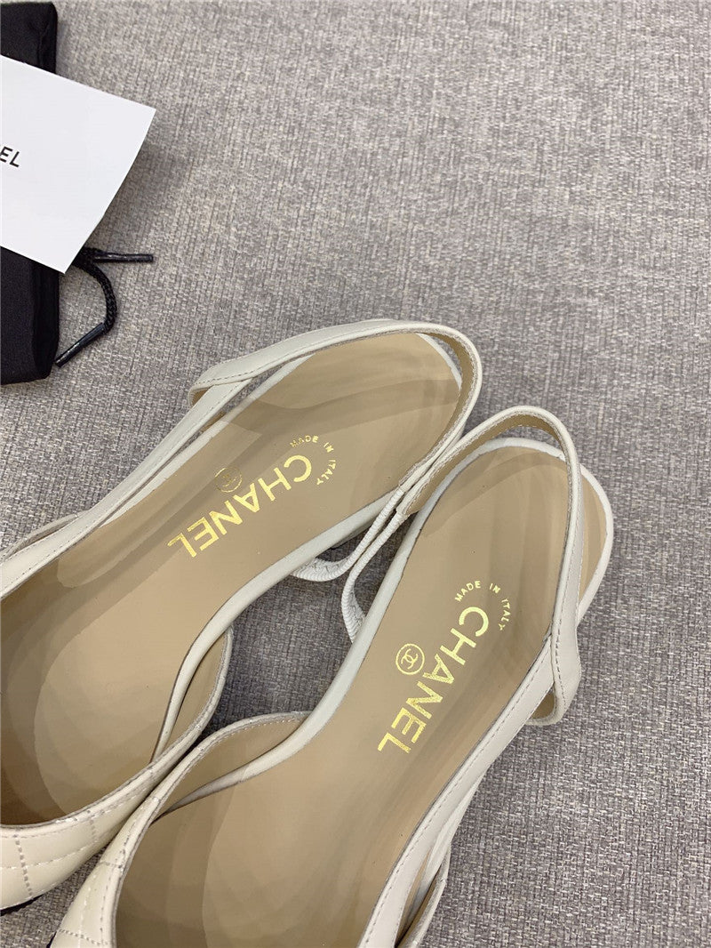 High Quality Luxury Chanel Sling Back Flats – Style 04006 product detail