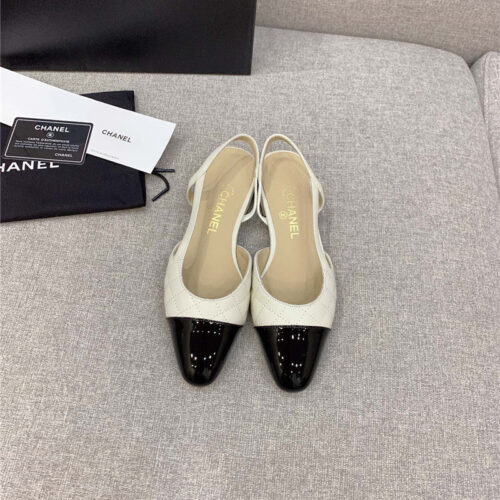 High Quality Luxury Chanel Sling Back Flats – Style 04006 product detail