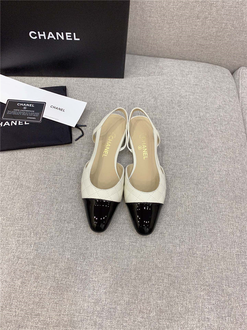 High Quality Luxury Chanel Sling Back Flats – Style 04006 product detail
