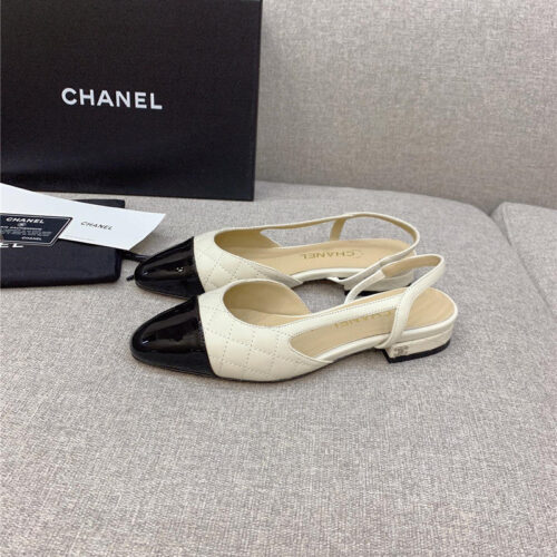 High Quality Luxury Chanel Sling Back Flats – Style 04006 alternate view