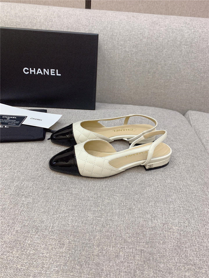 High Quality Luxury Chanel Sling Back Flats – Style 04006 product detail