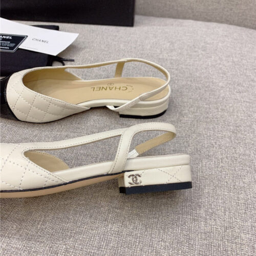 High Quality Luxury Chanel Sling Back Flats – Style 04006 product detail