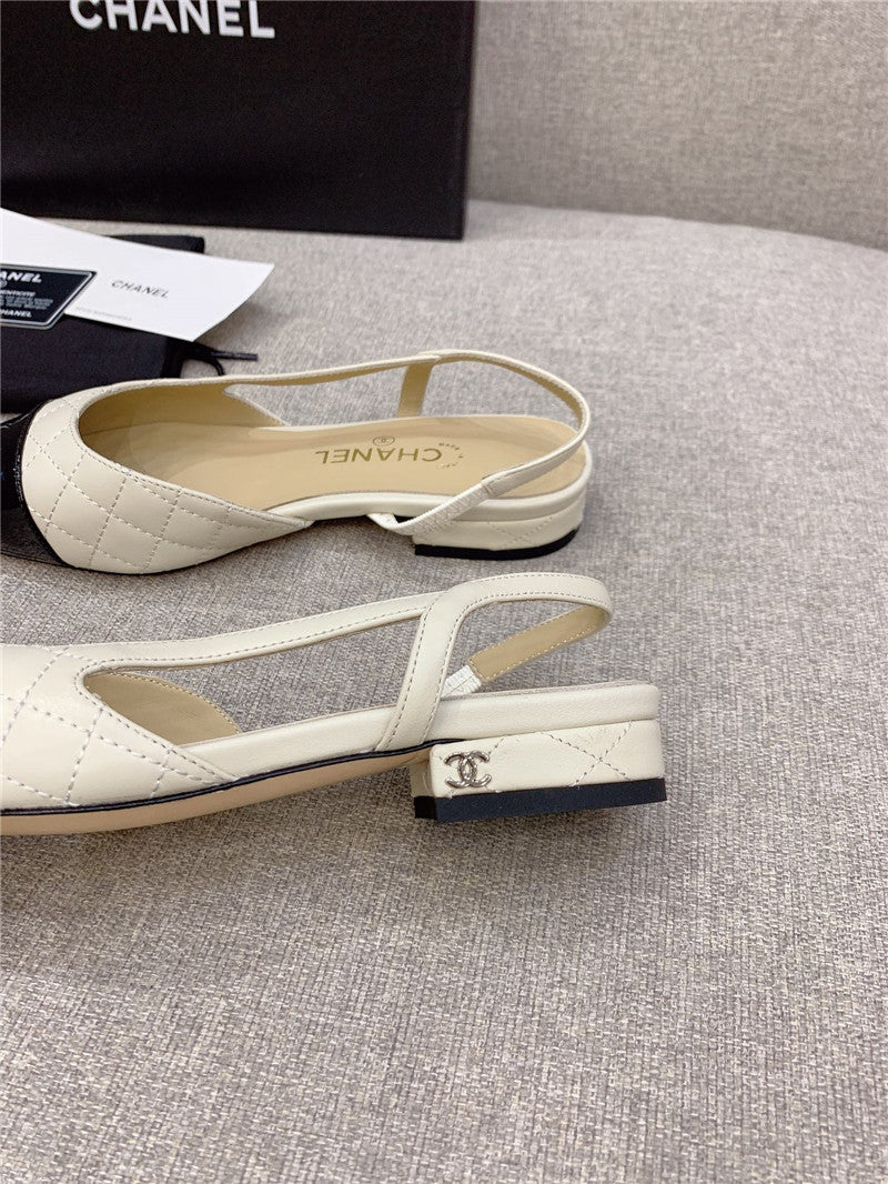 High Quality Luxury Chanel Sling Back Flats – Style 04006 product detail