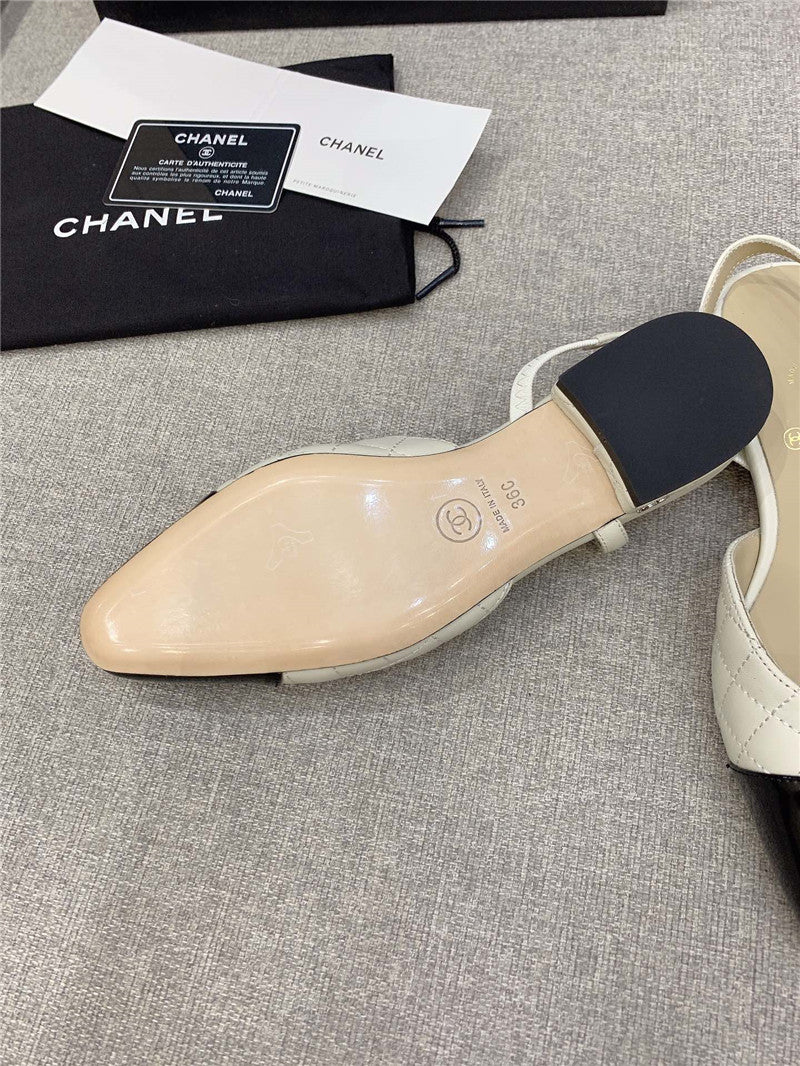 High Quality Luxury Chanel Sling Back Flats – Style 04006 product detail
