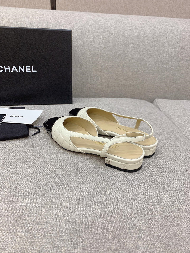 High Quality Luxury Chanel Sling Back Flats – Style 04006 product detail