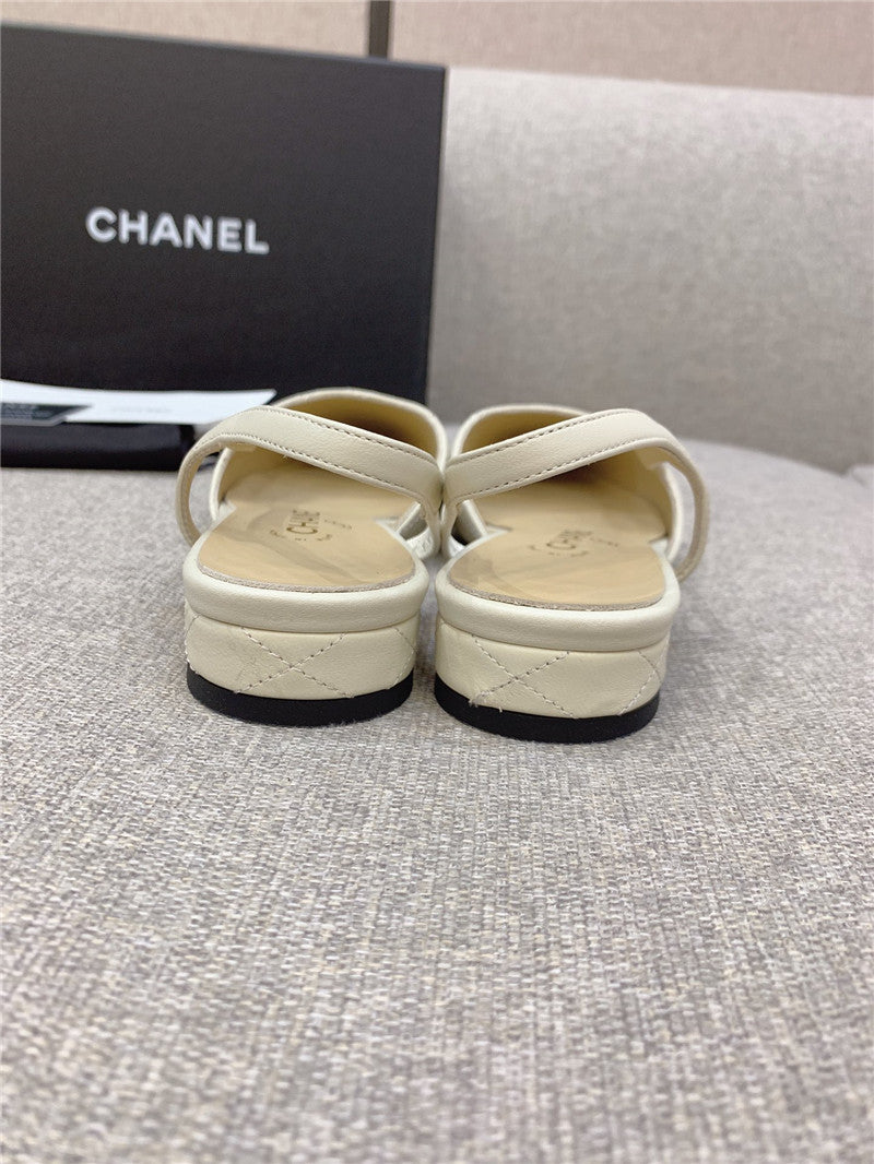 High Quality Luxury Chanel Sling Back Flats – Style 04006 product detail