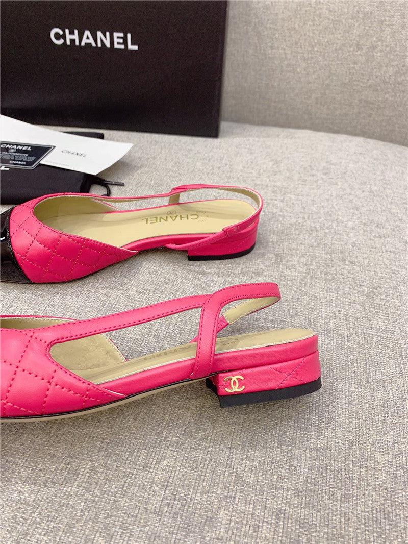 High Quality Luxury Chanel Sling Back Flats – Style 35078 product detail