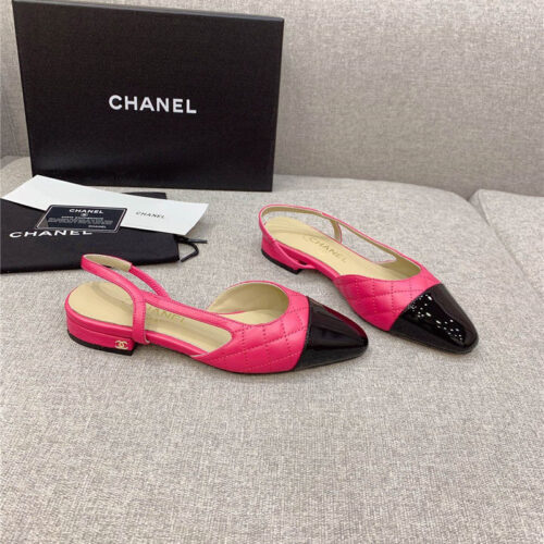 High Quality Luxury Chanel Sling Back Flats – Style 35078