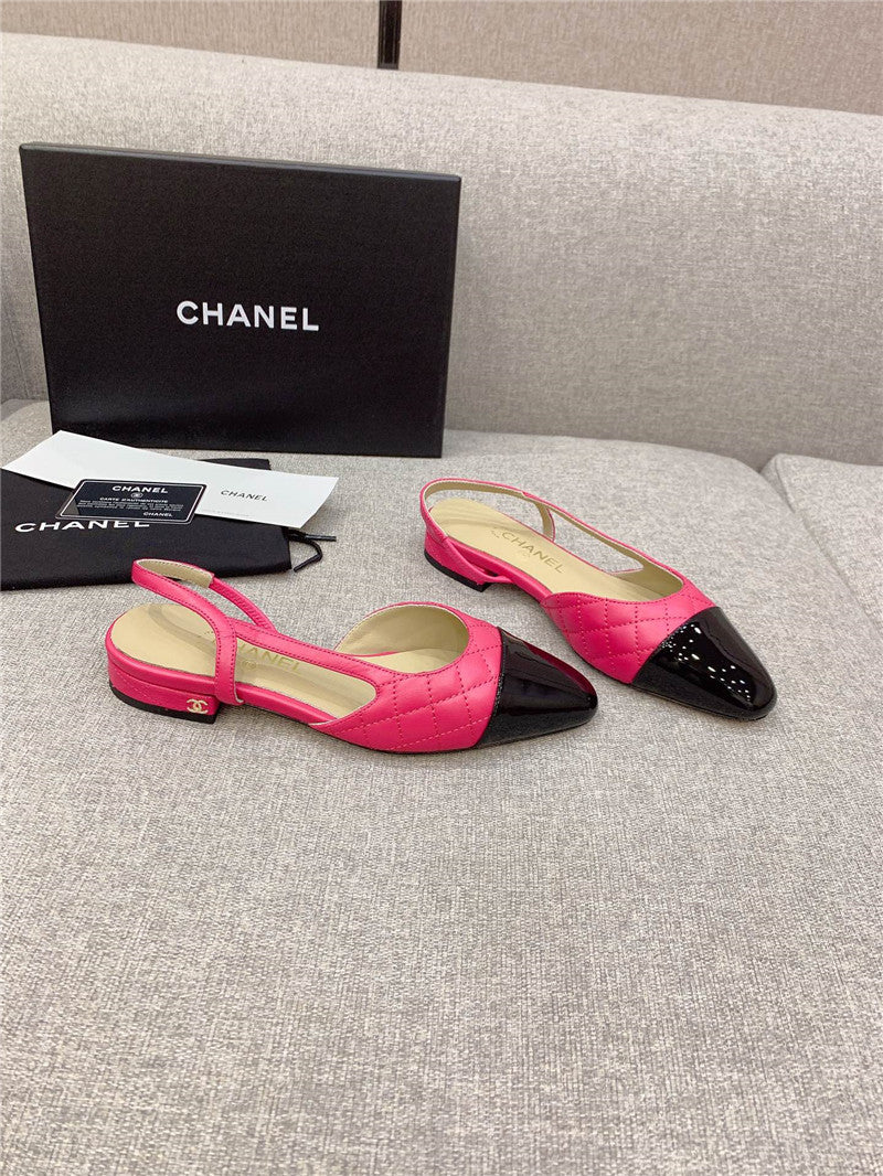 High Quality Luxury Chanel Sling Back Flats – Style 35078