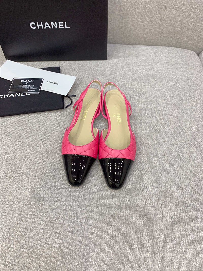 High Quality Luxury Chanel Sling Back Flats – Style 35078 product detail