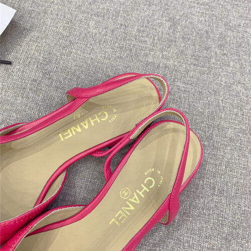 High Quality Luxury Chanel Sling Back Flats – Style 35078 product detail