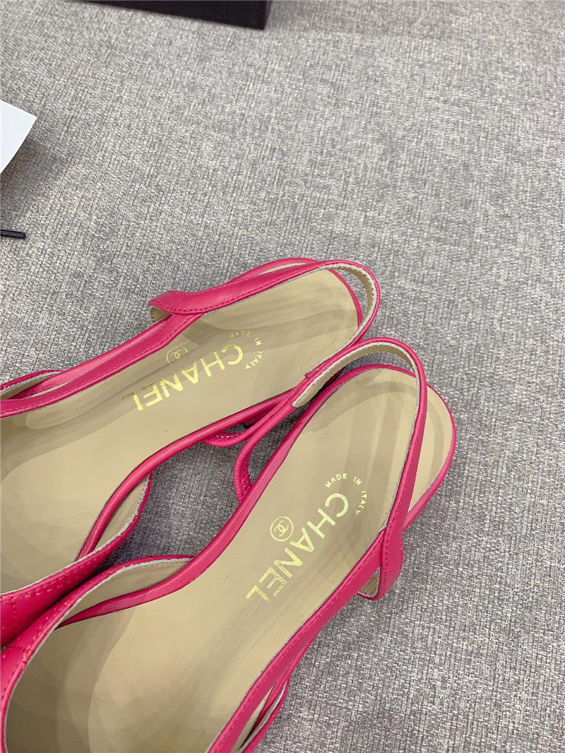 High Quality Luxury Chanel Sling Back Flats – Style 35078 product detail