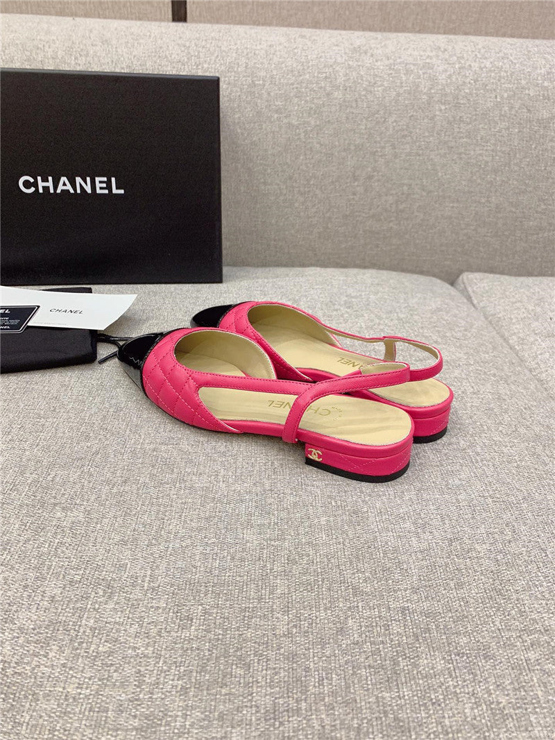 High Quality Luxury Chanel Sling Back Flats – Style 35078 product detail