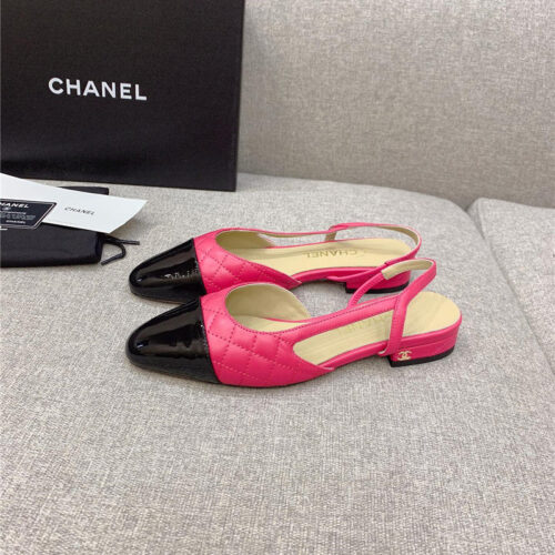 High Quality Luxury Chanel Sling Back Flats – Style 35078 alternate view