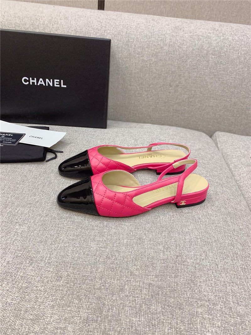 High Quality Luxury Chanel Sling Back Flats – Style 35078 product detail