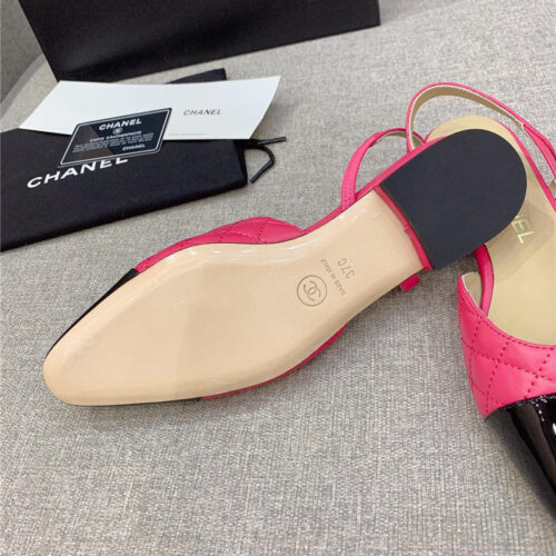 High Quality Luxury Chanel Sling Back Flats – Style 35078 product detail