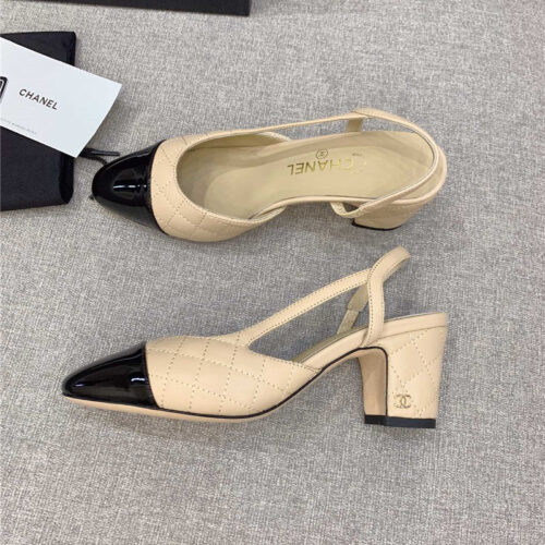 High Quality Luxury Chanel Sling Back Pump product detail