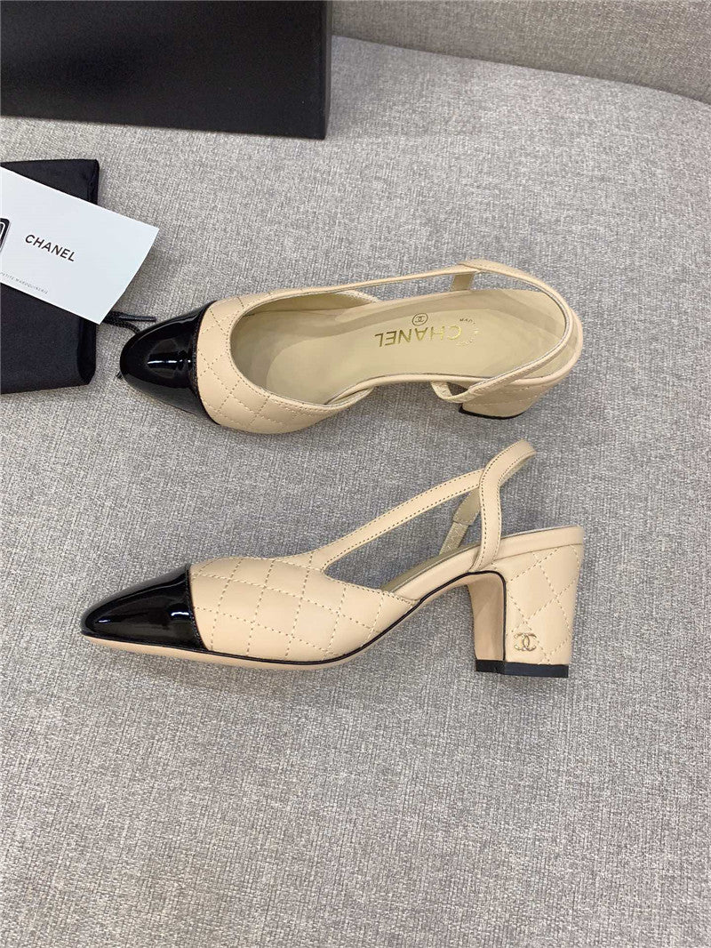 High Quality Luxury Chanel Sling Back Pump product detail