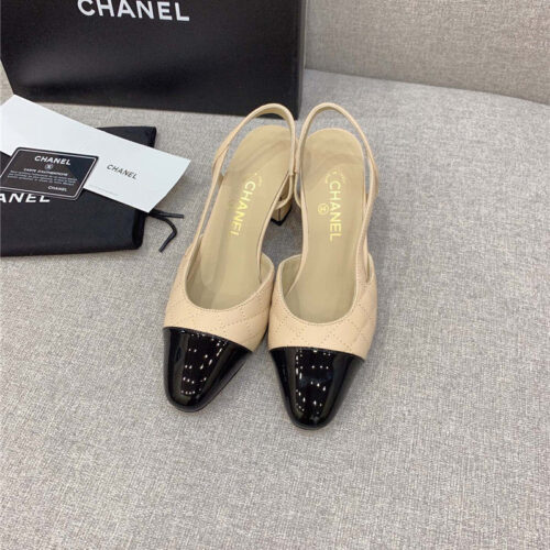 High Quality Luxury Chanel Sling Back Pump alternate view