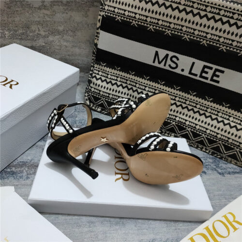 High Quality Luxury Dior Gem Heeled Sandal – Style 19814 product detail