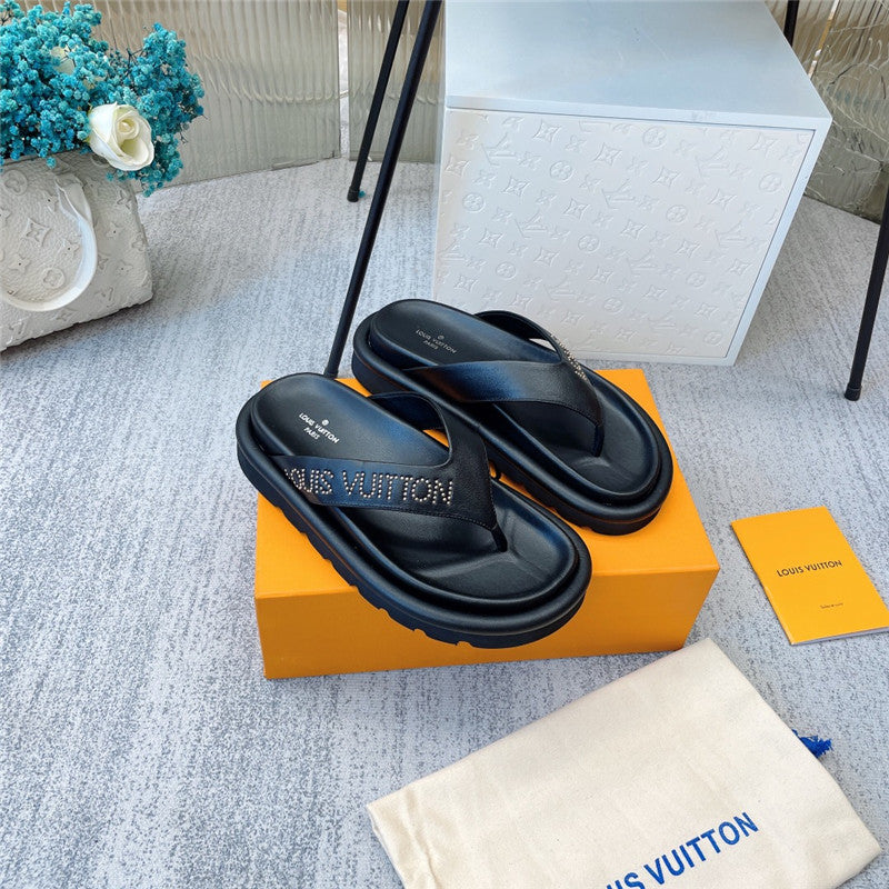 High Quality Luxury Louis Vuitton Platform Flip-Flops – Style 32163 product detail