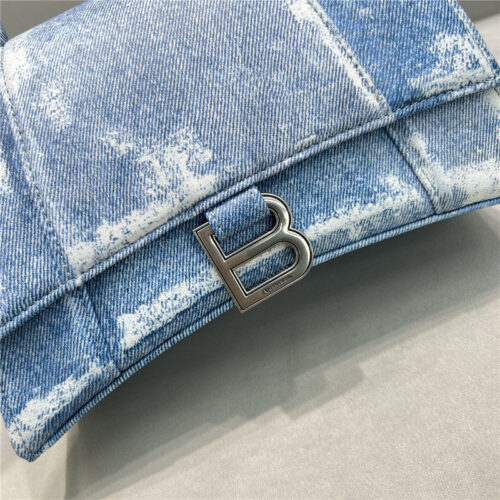 High Quality Luxury Balenciaga Denim Hourglass Bag product detail