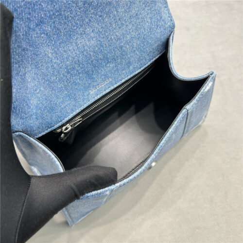 High Quality Luxury Balenciaga Denim Hourglass Bag product detail