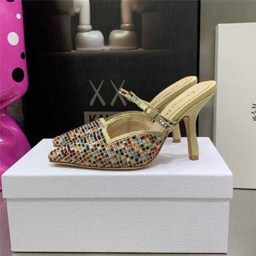 High Quality Luxury Dior Mule Heel Sandal – Style 14534 product detail