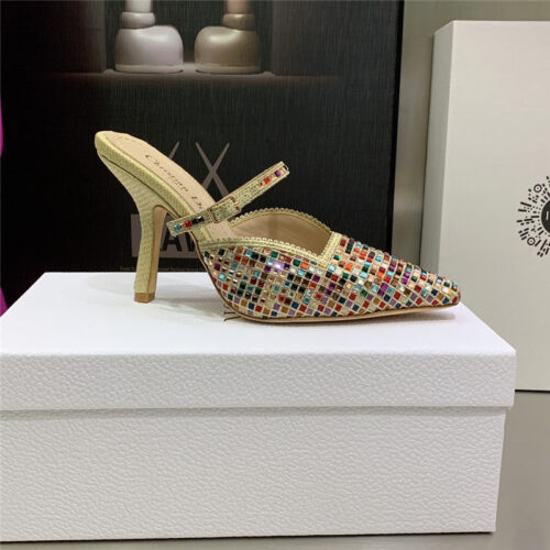 High Quality Luxury Dior Mule Heel Sandal – Style 14534 product detail