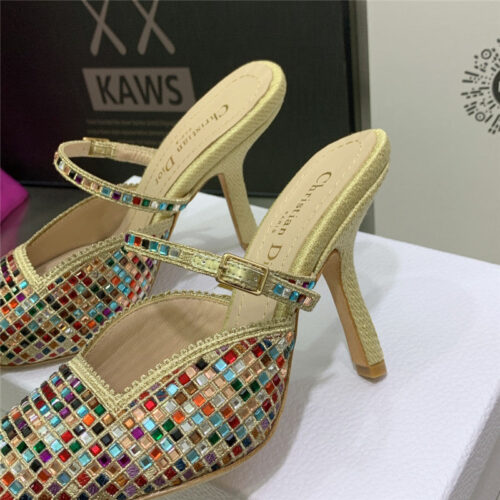 High Quality Luxury Dior Mule Heel Sandal – Style 14534 product detail