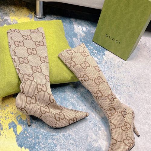 High Quality Luxury Gucci Classic GG High Heel Boots product detail