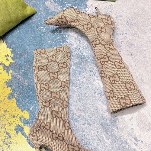 High Quality Luxury Gucci Classic GG High Heel Boots product detail