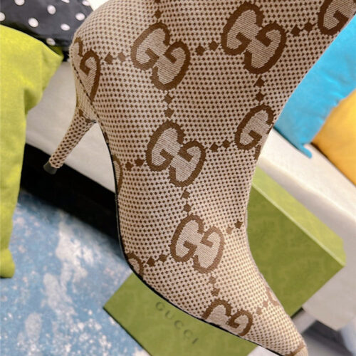 High Quality Luxury Gucci Classic GG High Heel Boots product detail
