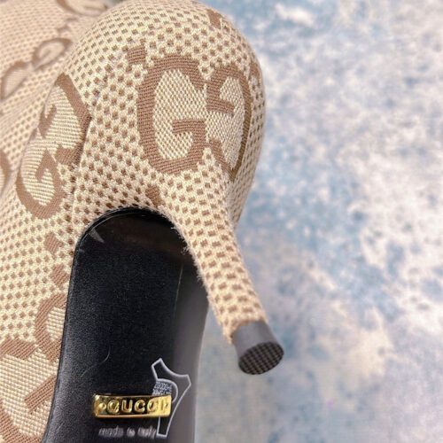 High Quality Luxury Gucci Classic GG High Heel Ankle Boots product detail