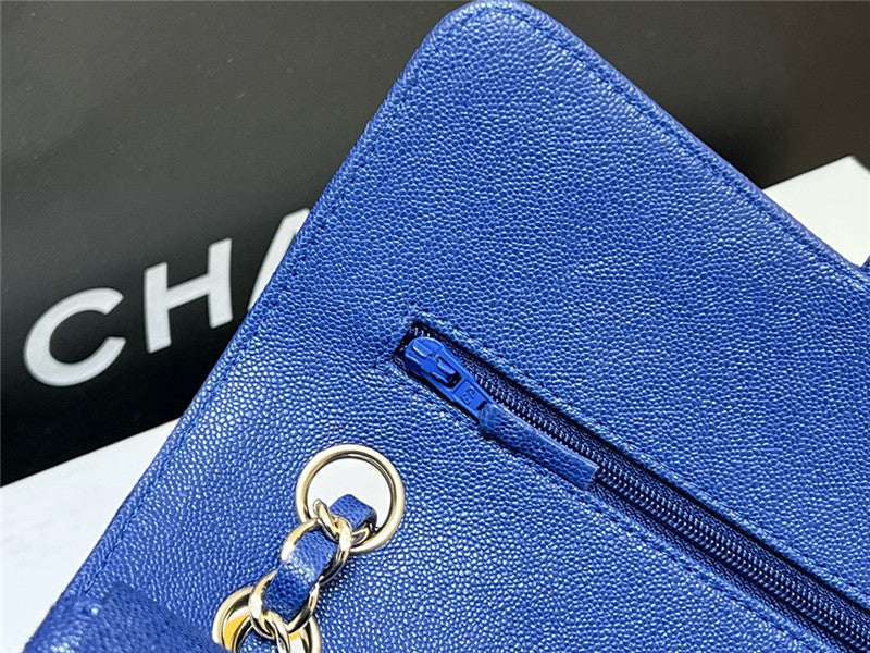 High Quality Luxury Chanel Blue Flap Bag Small product detail