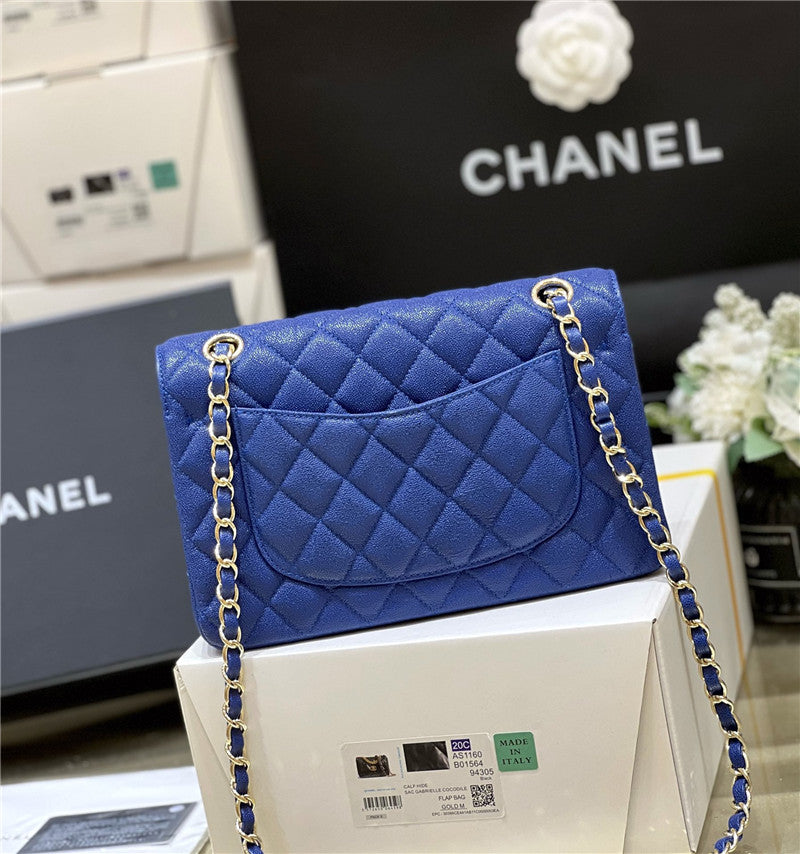 High Quality Luxury Chanel Blue Flap Bag Small product detail