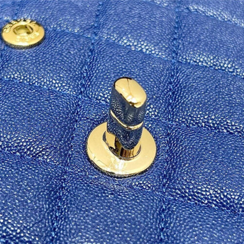 High Quality Luxury Chanel Blue Flap Bag product detail