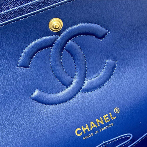 High Quality Luxury Chanel Blue Flap Bag product detail