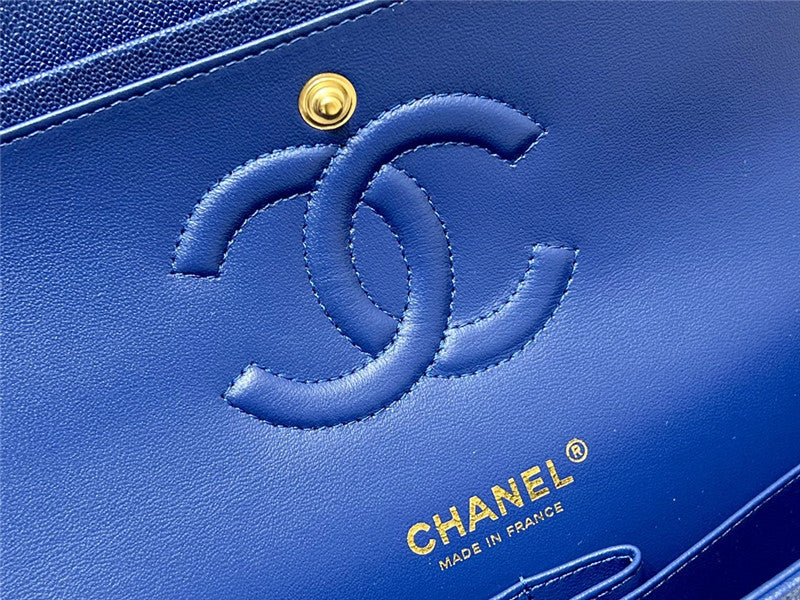 High Quality Luxury Chanel Blue Flap Bag product detail