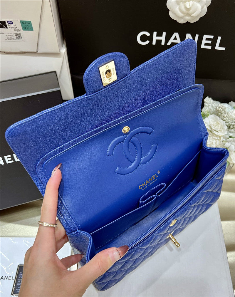 High Quality Luxury Chanel Blue Flap Bag product detail