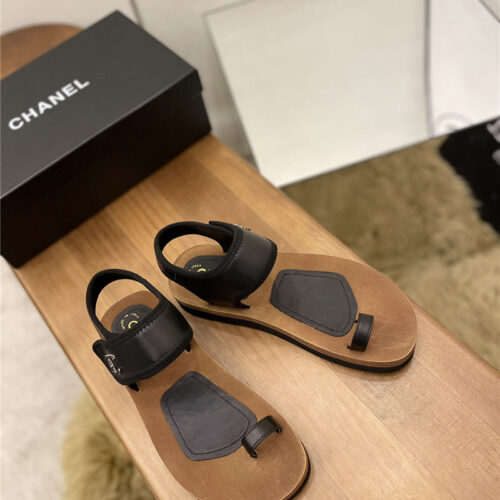 High Quality Luxury Chanel New Platform Sandals – Style 47302 alternate view